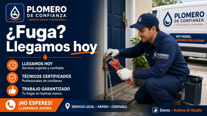 Demo plomería Rápido Plomeros