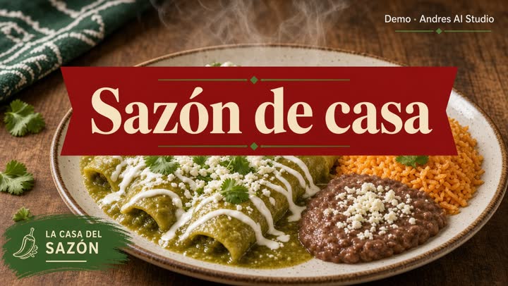 Demo restaurante La Casa del Sazón